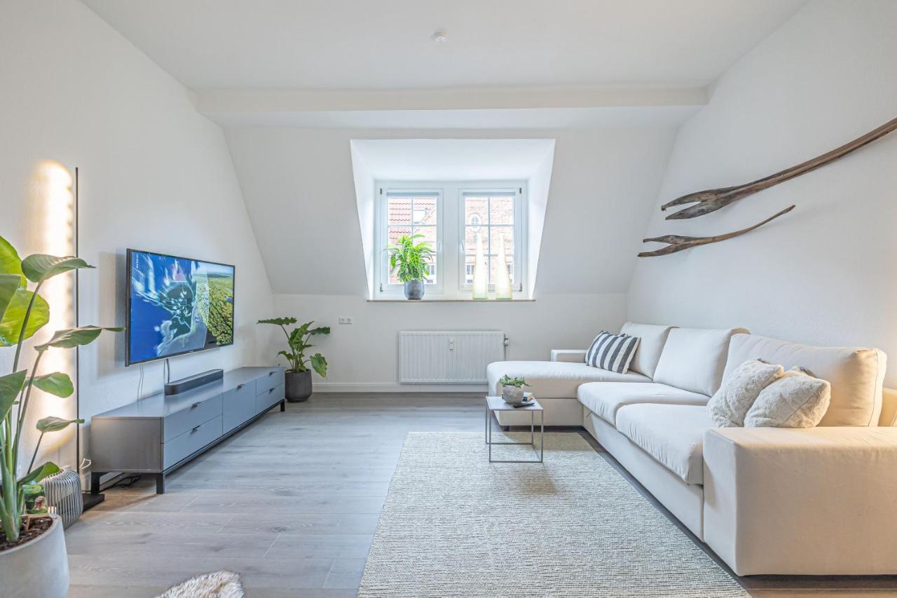 Fewo1846 - Moewensicht - Luxurioese Maisonettewohnung Mit 2 Schlafzimmern Und Hafenblick フレンスブルク エクステリア 写真